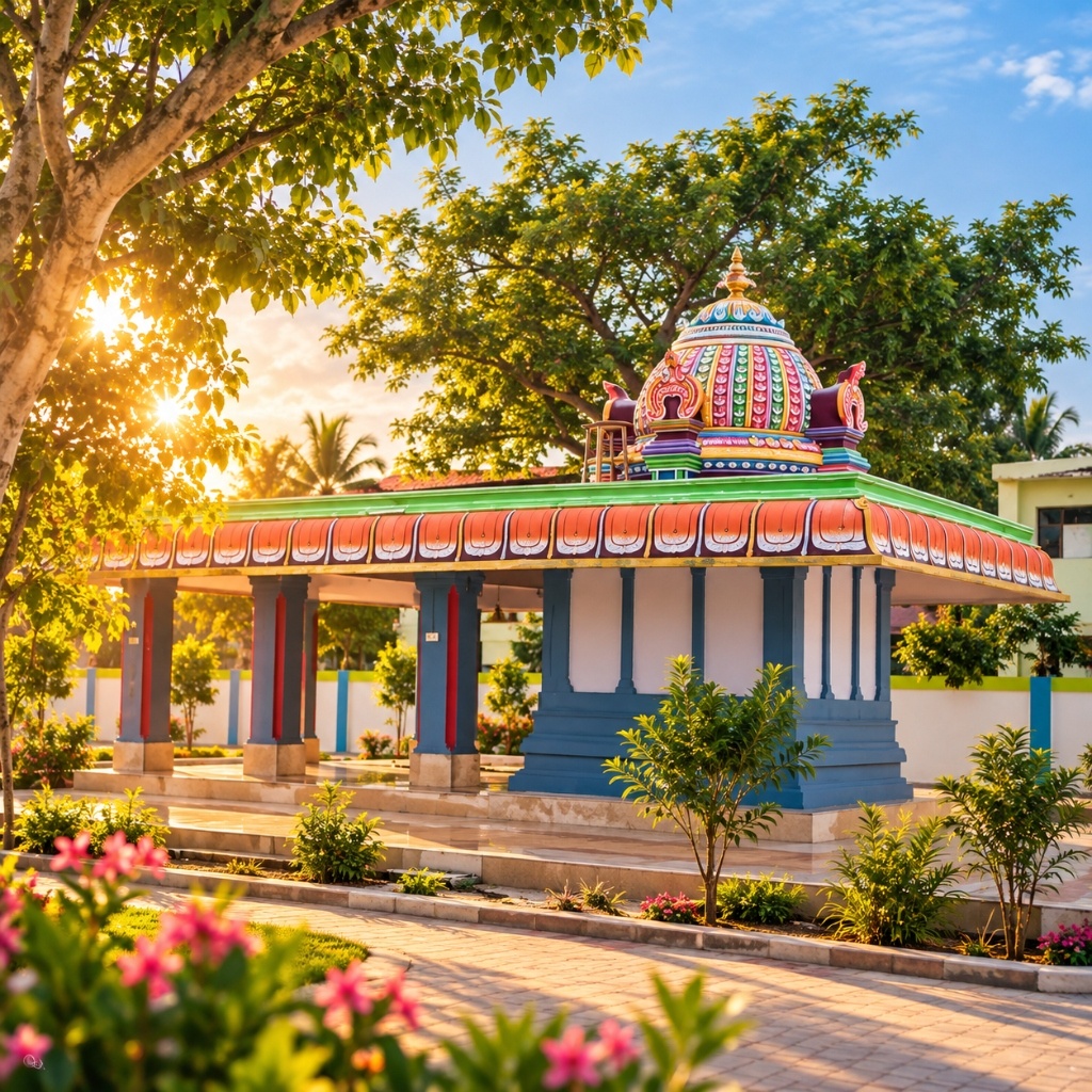 Community Temple inside Gated Community